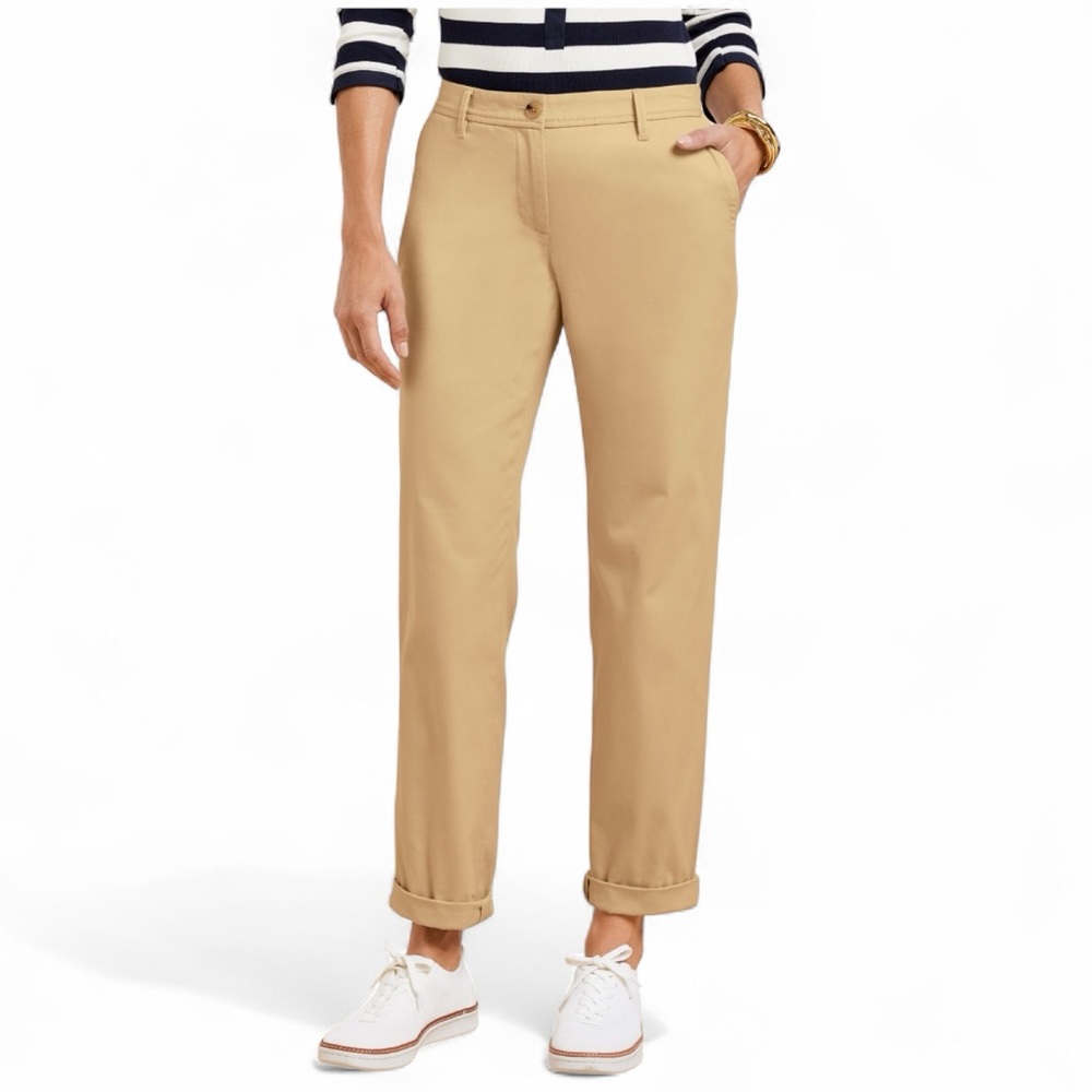 Talbots Women’s Khaki Chinos Size 8P NWT
